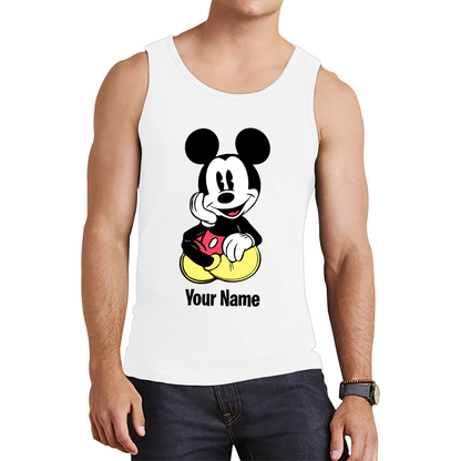 Personalised Disney Mickey Mouse Your Name Cartoon Character Disney World Walt Disney Tank Top