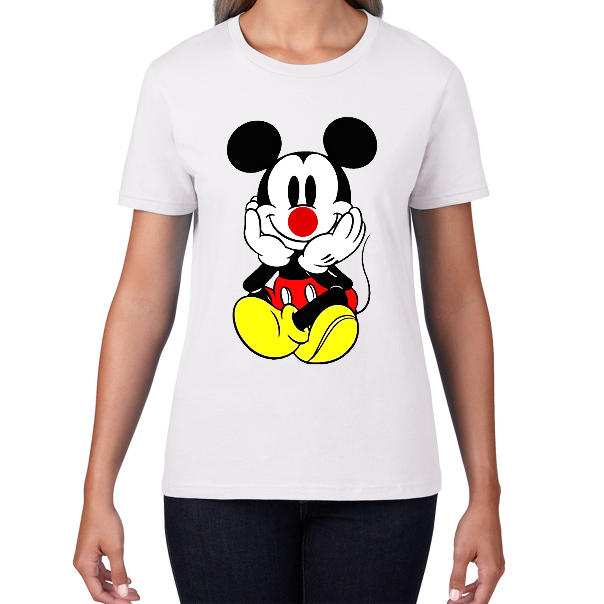Mickey Mouse Red Nose Day T Shirt