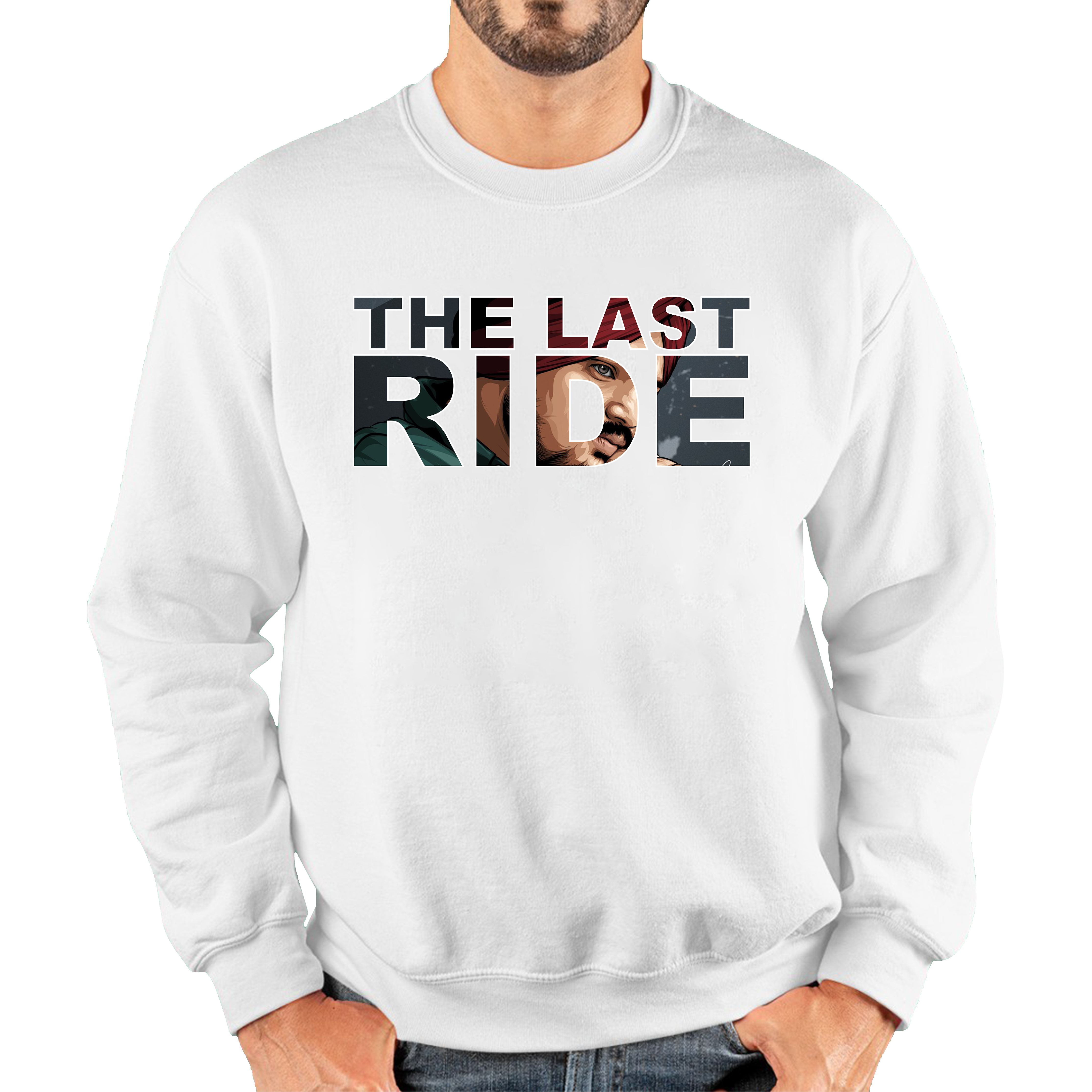 The Last Ride Siddhu Moose Wala Music Artist Rapper Writer Legends Never Die Unisex Sweatshirt