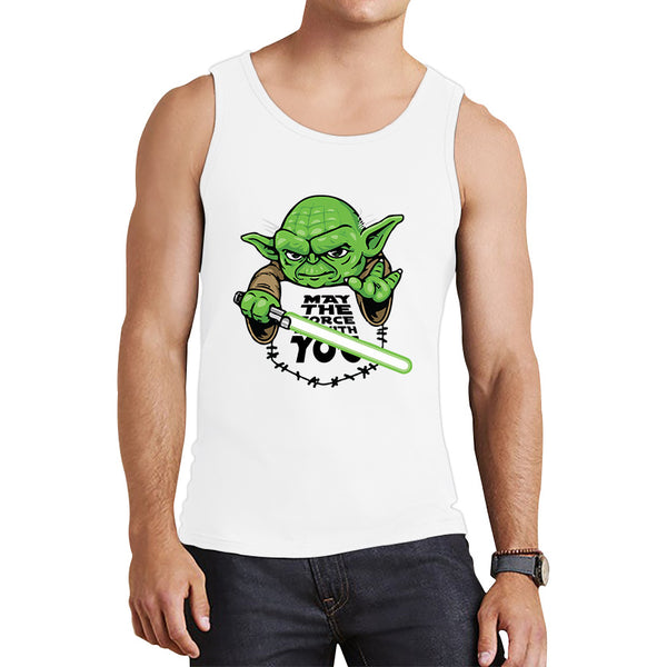 May The 4th Be With You Yoda Green Humanoid Alien Star Wars Day Disney Star Wars Yoda Star Wars 46th Anniversary Tank Top