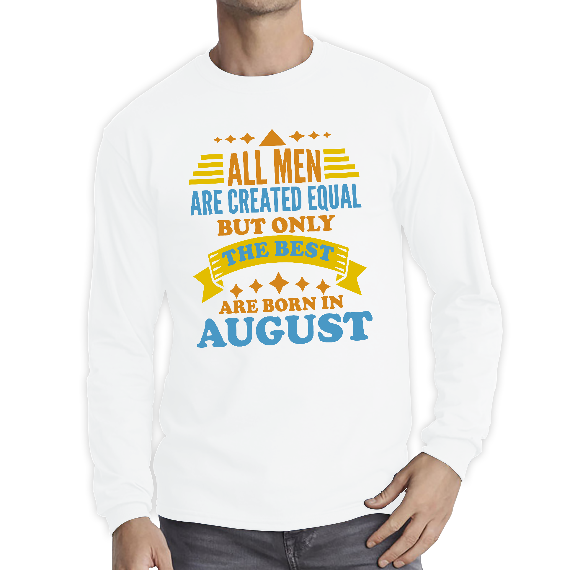 Long Sleeve August Birthday Shirt