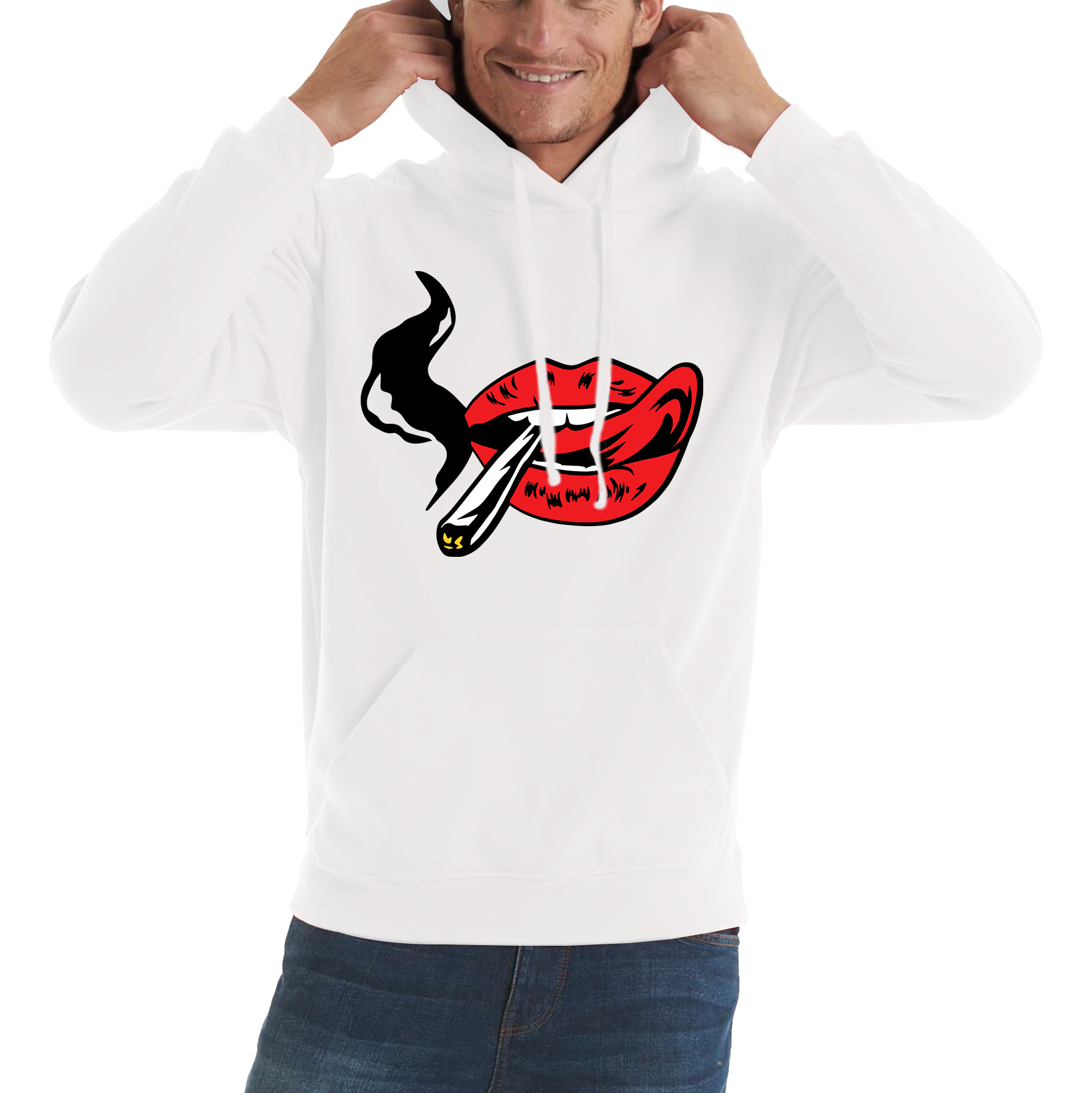 Sexy Lips Smoking Hoodie