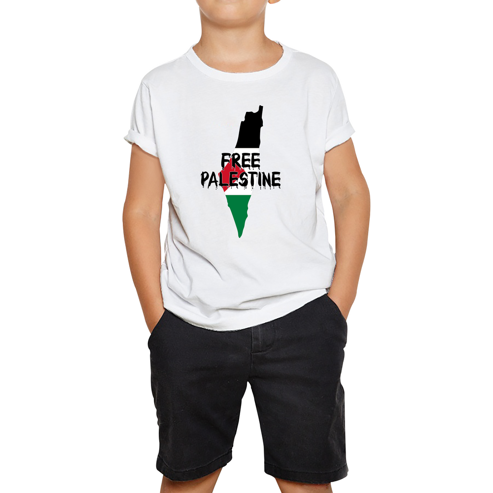 Free Palestine Stand With Palestine Muslim Lives Matter End Israeli Occupation Freedom Kids Tee
