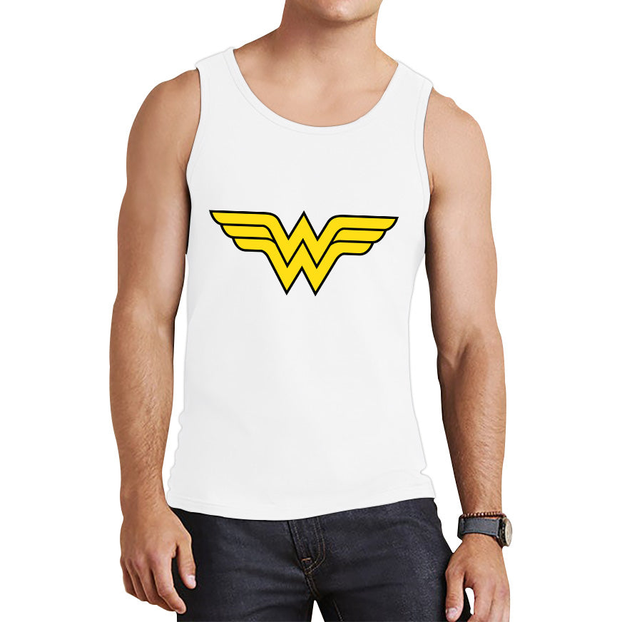 Wonder Woman Logo Superhero Wonder Girl Super Woman Comic Book Character Tank Top
