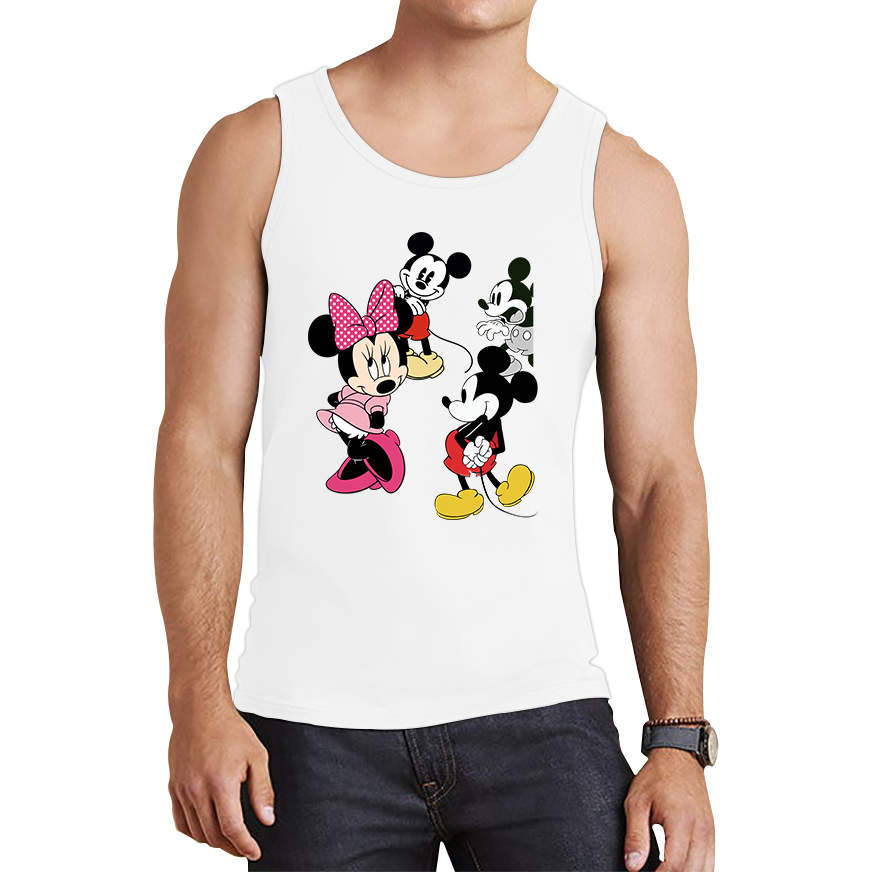 Disney Mickey & Minnie Mouse Disneyland Cartoon Characters Disney World Walt Disney Tank Top