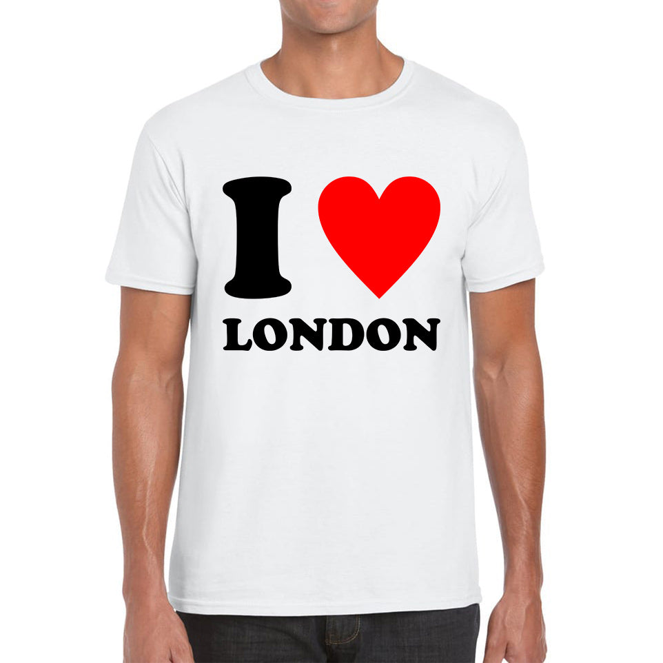I Love London Capital of England Country Love Souvenir Great Britain Mens Tee Top