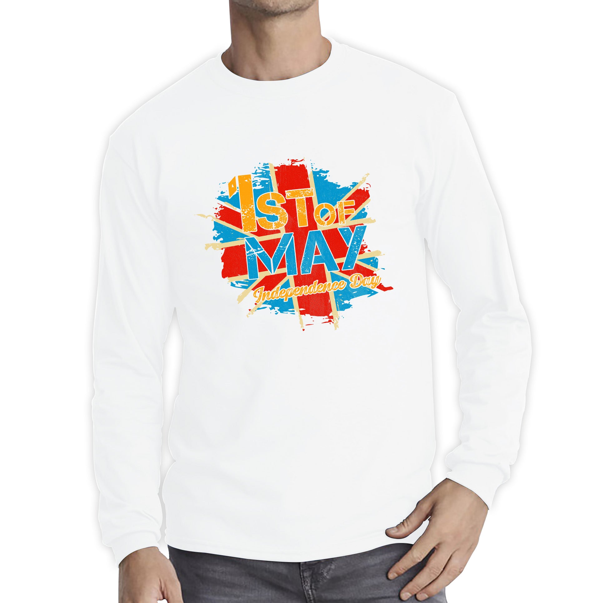 Great Britain Union Jack Long Sleeve T Shirt