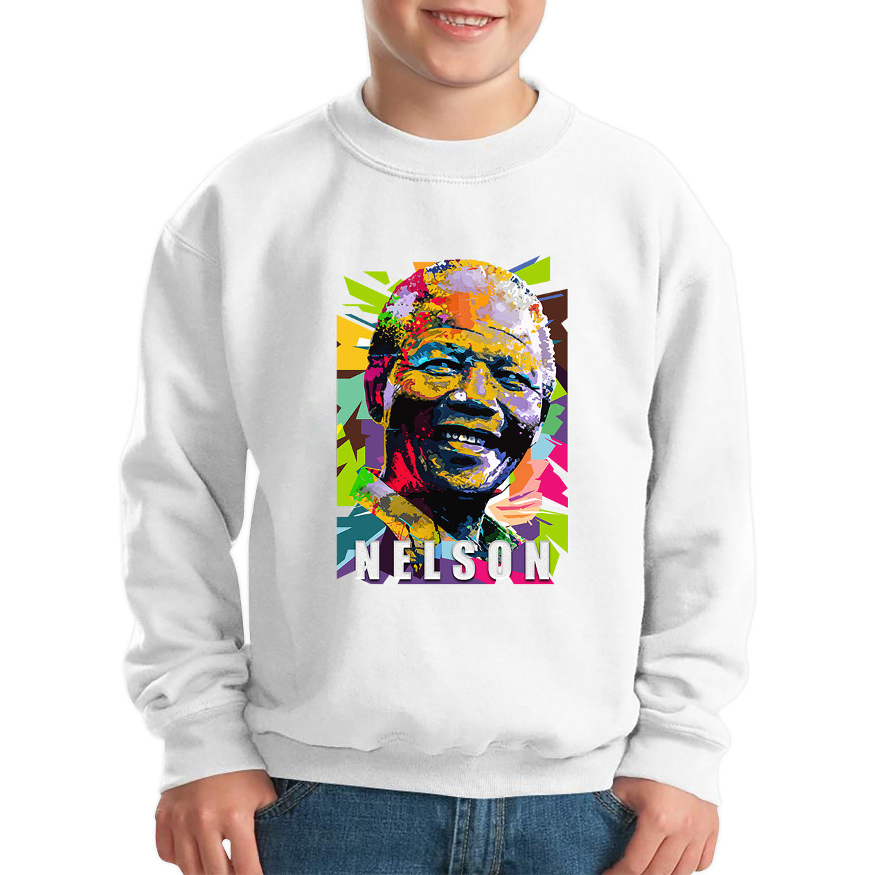 Nelson Mandela African freedom justice Political Leader Former President of South Africa Kids Jumper